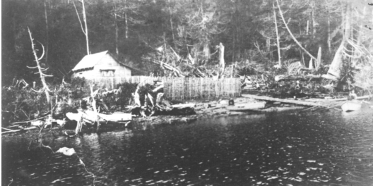 Home on Hanson's Lagoon Cape Scott (1914)