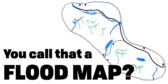 A hand-drawn map of Vancouver Island with the words "You call that a flood map?" over top.
