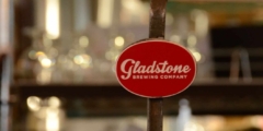 beer tap handle at Gladstone Brewing Company